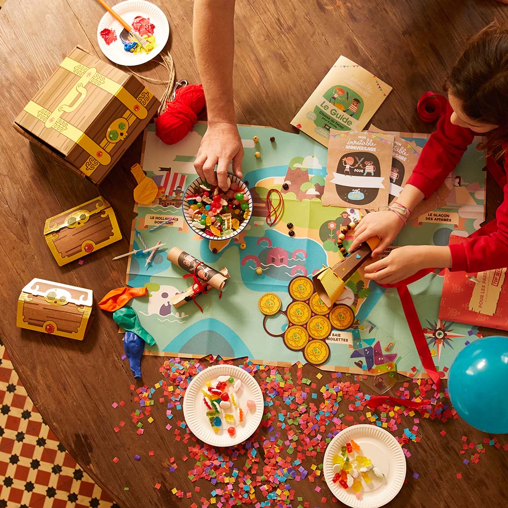 Lot De 12 Mini Coffres Au Trésor Pirate - Boîtes Cadeaux Fête Enfant Avec Poignée