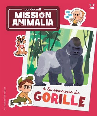 Couverture du carnet de mission de mars : à la rescousse du gorille.