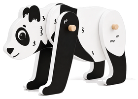 Le panda à construire, une fois assemblé.